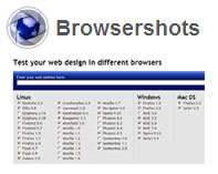 Browsershots generates snapshots of your webdesign in Multiple browsers.